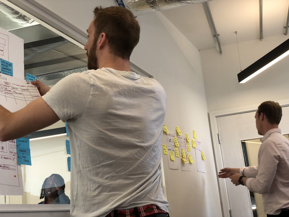 Photo of sticky notes from a PDS