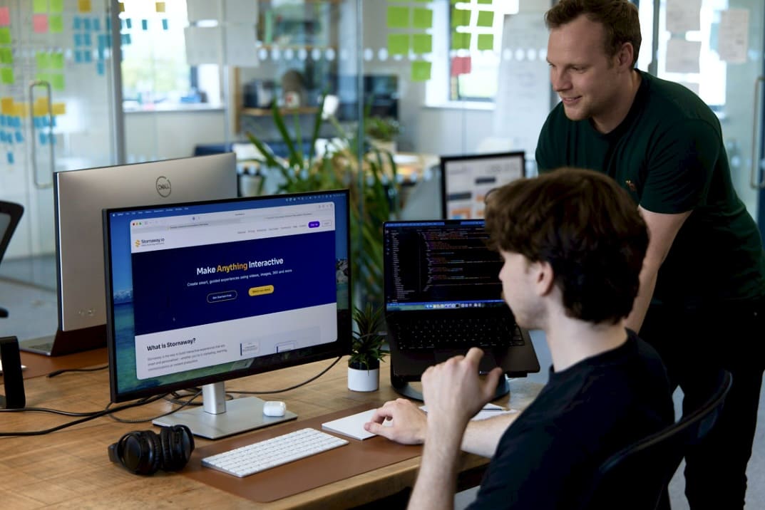 Image of a mmtm developer working on Stornaway