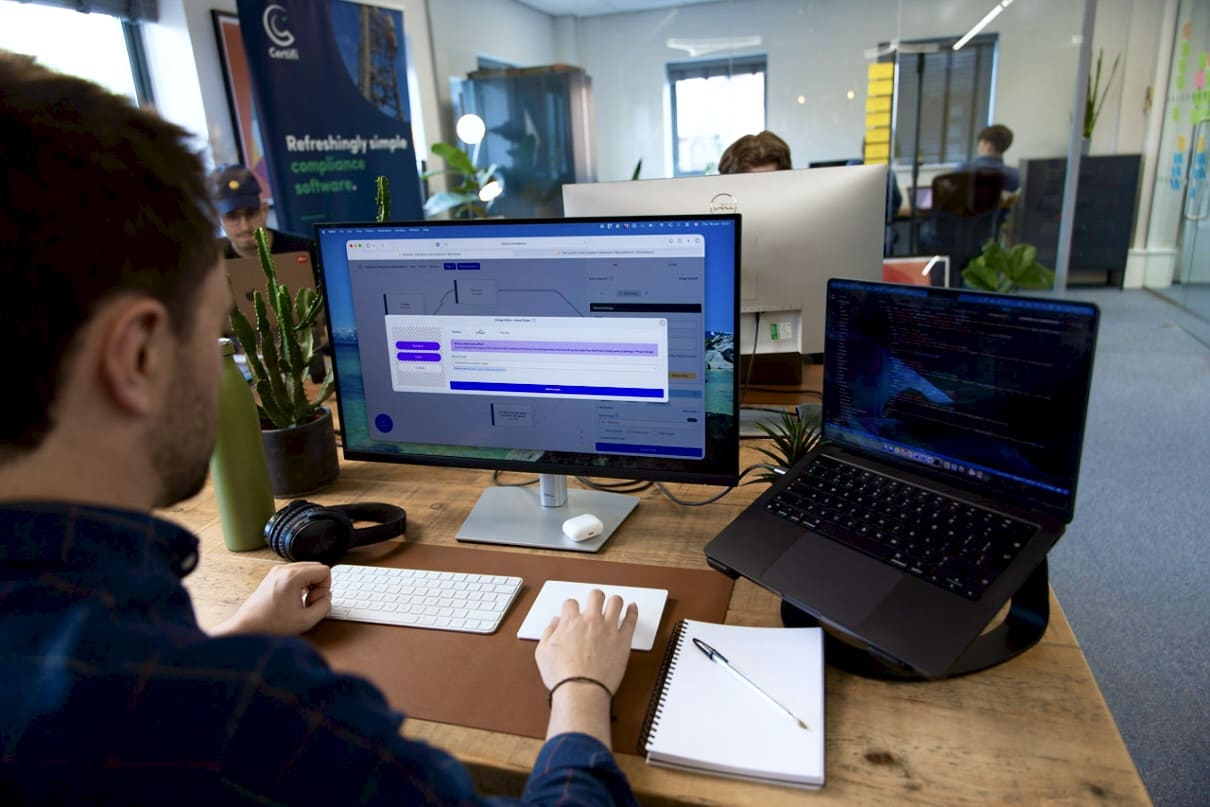 Image of a mmtm developer working on Stornaway